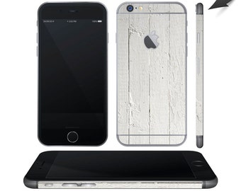 White Wood iPhone 6 wrap skin - iphone skins - covers for iphone - just the back