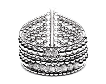 The row • luxury ball bracelet • 6 • Silver