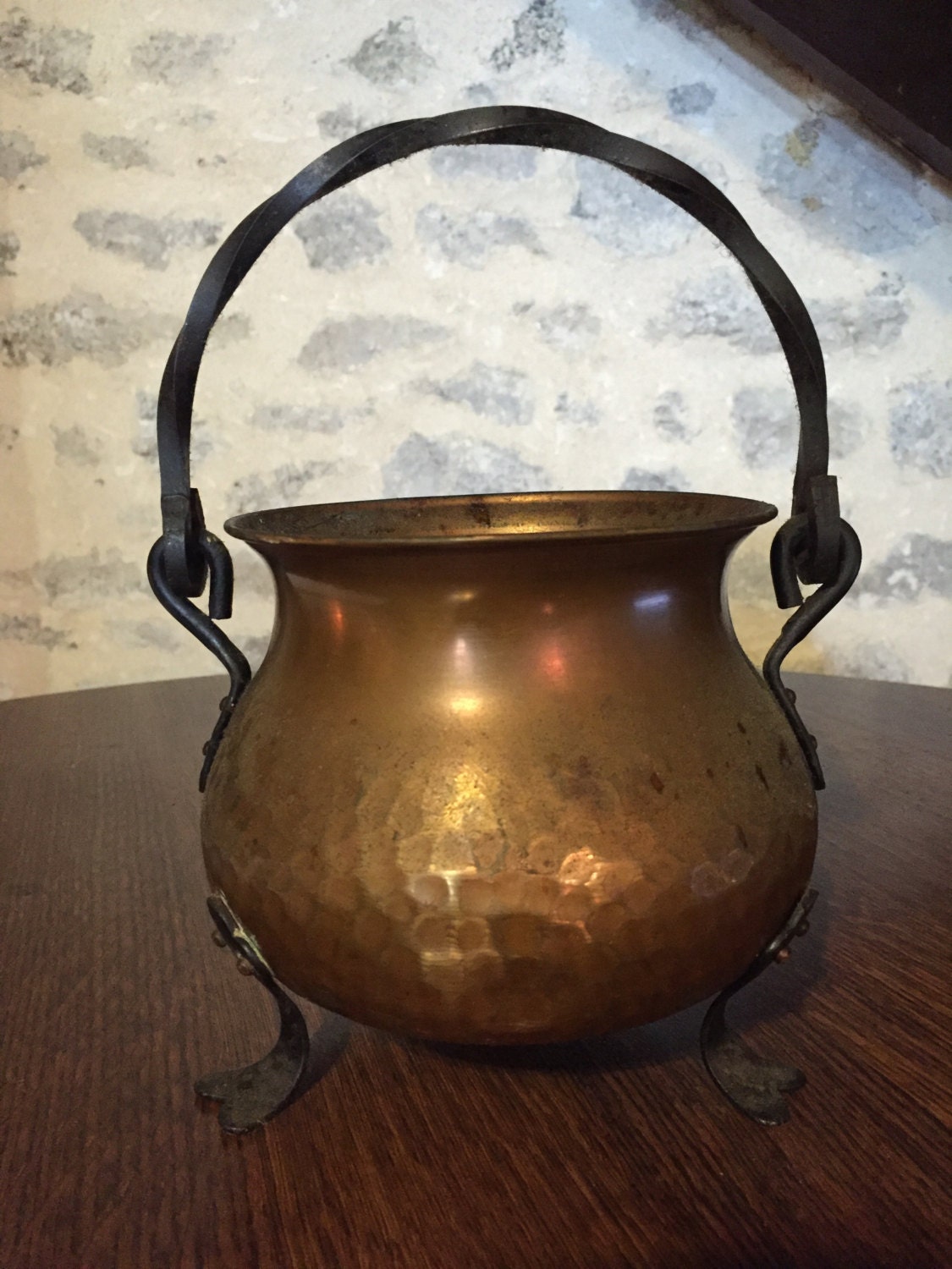 Vintage Copper Pot/Planter Made in France