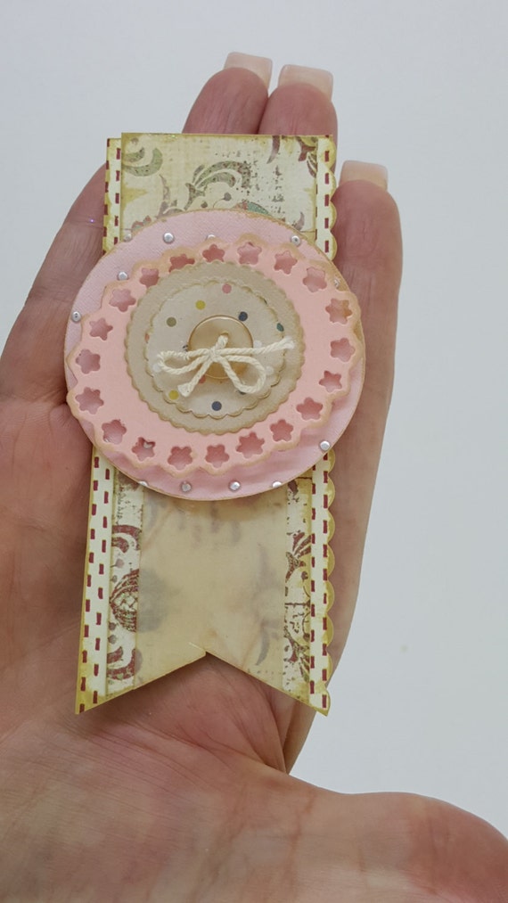 Items similar to Handmade Scrapbooking Embellishments; Scrapbooking ...