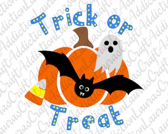 Trick or Treat svg. Trick or Treat bag, Halloween svg, Halloween Bag, Halloween treat bag, Treat bag, Halloween shirt, Trick or Treat shirt