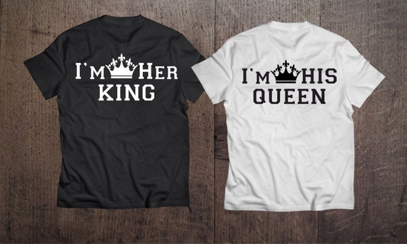 I'm Her KING I'm His QUEEN King Queen Matching by MAKARAPERSONEL