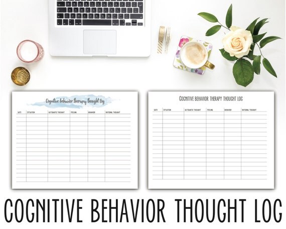 Printable: Cognitive Behavior Therapy by designedbykatherine