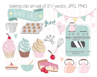  Baking clip art Etsy