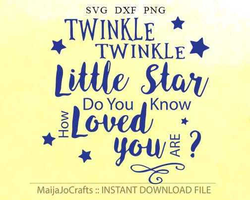 Download Baby SVG Files Twinkle Twinkle Little Star SVG Files for