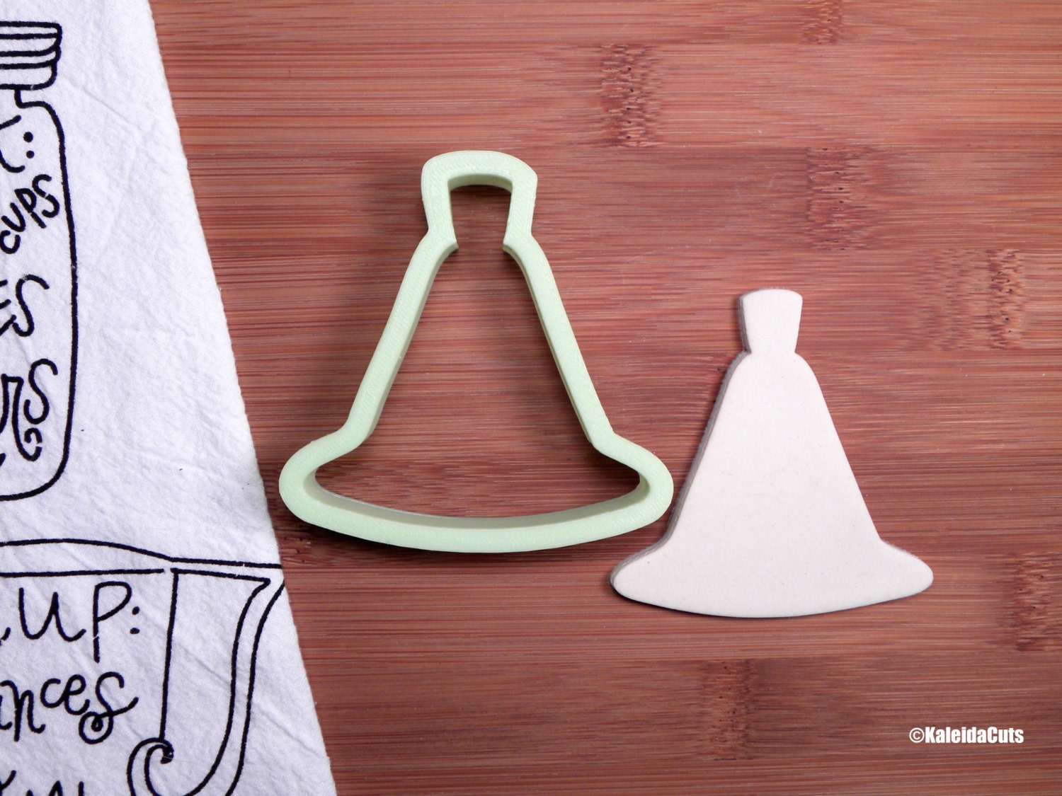 Trumpet Gown  Cookie  Cutter  Wedding Dress Cookie Cutter  