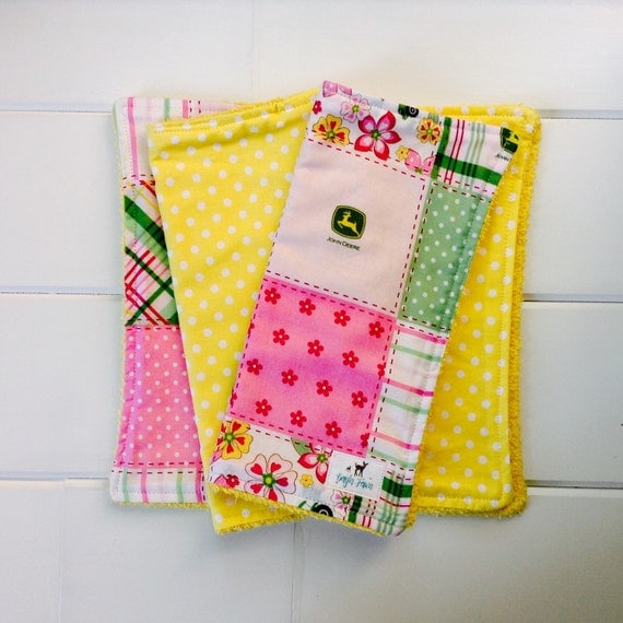 Burp Rags by BaylaFawn on Etsy