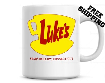 Luke's Diner Mug Coffee Mug, Gilmore Girls Stars Hollow Connecticut
