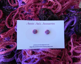 Ruffle Scarf with matching earrings
