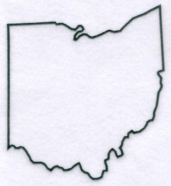 Ohio Stencil Made from 4 Ply Mat Board by WoodburnsNewEngland