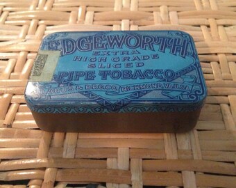 Edge worth pipe tobacco tin