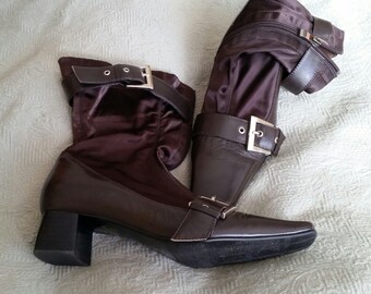Vero Cuoio Italian Brown Leather Boots