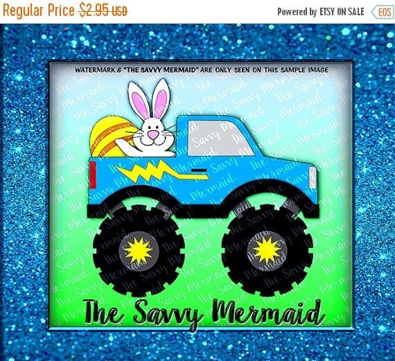 Download Easter Monster Truck Egg SVG file Boy Easter by ...