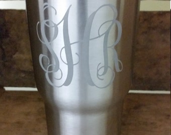 Powder Coated RTIC stainless steel tumbler by JustALilSomethingSH