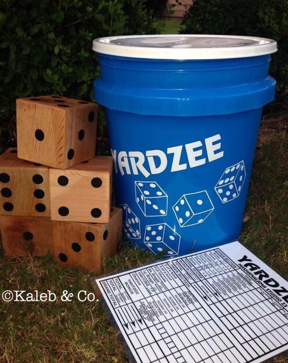 Yardzee Lawn Yahtzee Backyard Yahtzee Yard by Kalebandco