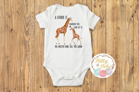 Happy Father's Day Onesie® Fathers Day Gift From by BittyandBoho