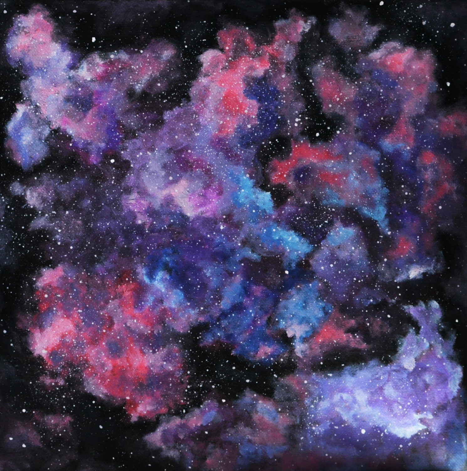 Pink & Purple Galaxy Painting by hellogalaxy on Etsy