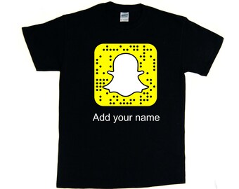 Snapchat T-shirt QR code
