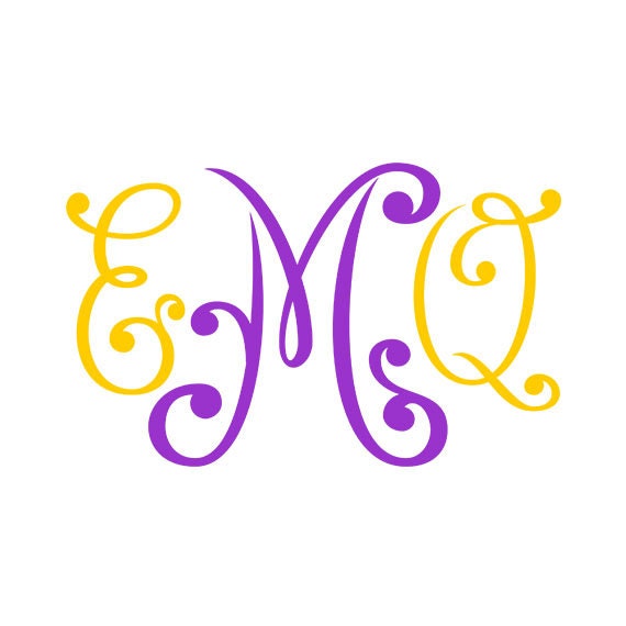 download free monogram fonts for silhouette cameo