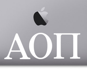 CUSTOMIZABLE GREEK LETTERS - Greek Letter Vinyl Sticker, Vinyl Decal