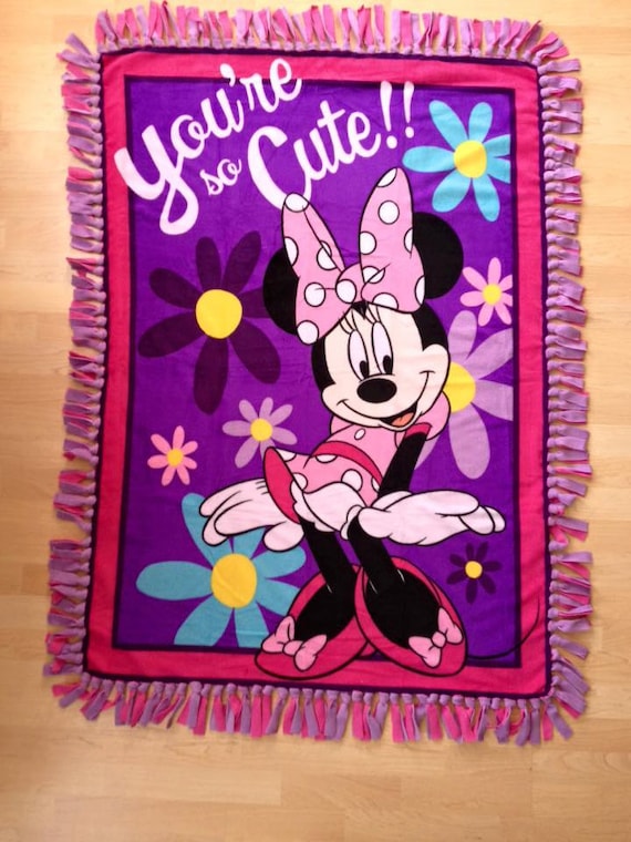 Minnie Mouse No Sew Fleece Blanket