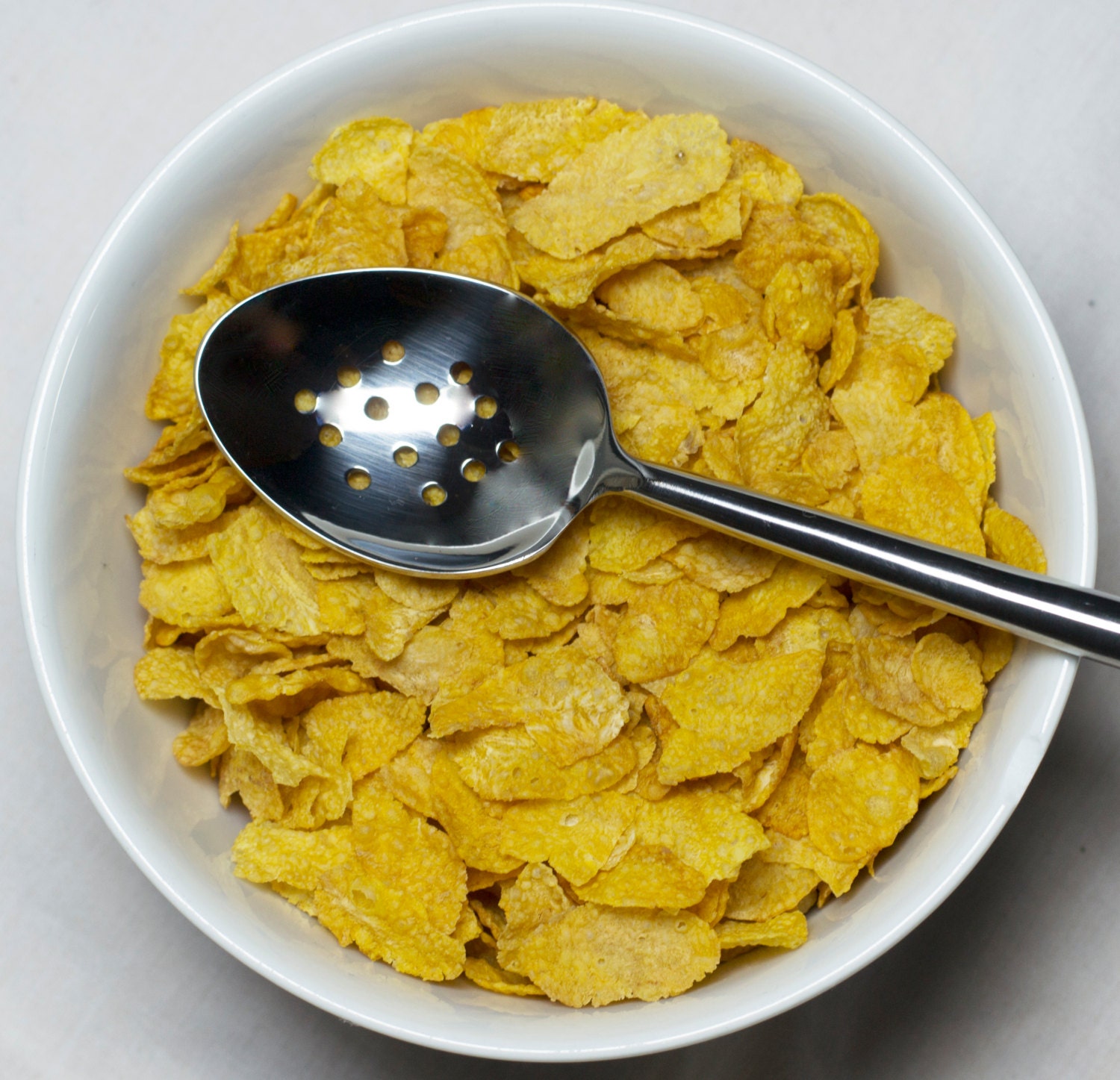 Perforated Cereal Spoon Handmade Slotted Straining by MaviaDesign