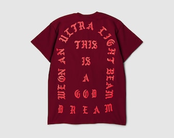 The Life of Pablo Tour RED I Feel Like Pablo Ultra Light Beam Short Sleeve Kanye West Yeezy TLOP Tour Merch Yeezus Perfect Design!!! Shirt