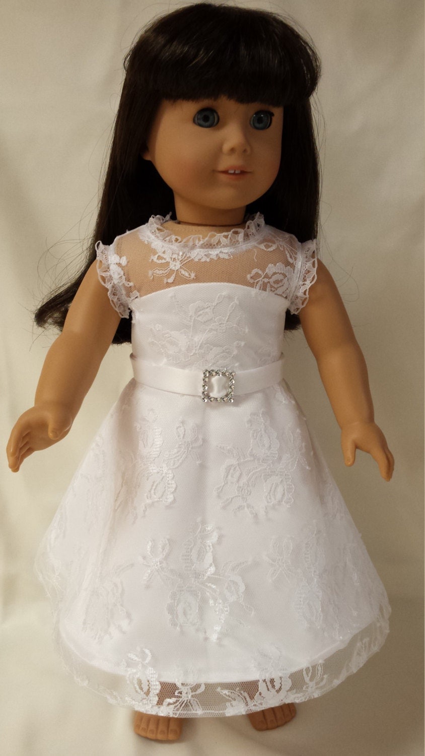 Lace Wedding Dress for 18 doll