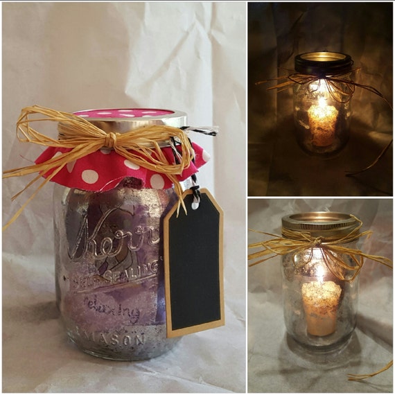 Relaxing spa facial jar by JarMeGifts on Etsy