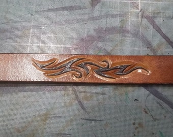 Tribal leather bracelet