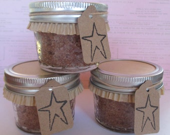 Sugar scrub, Apple Cider, party gift, wedding favors, bath and beauty