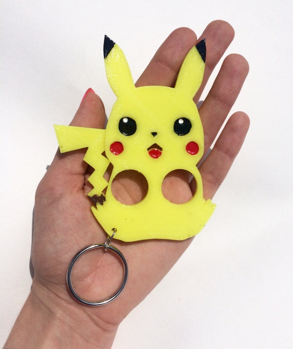 Pokémon Pikachu 3D Printed Finger Puppet Keychain