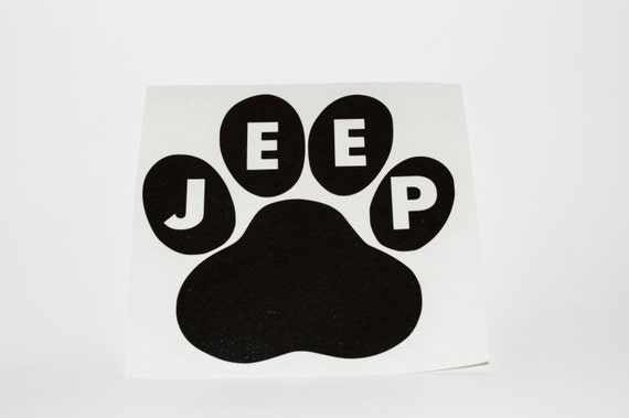 Download Jeep paw print decal by VividVinylsDesign on Etsy