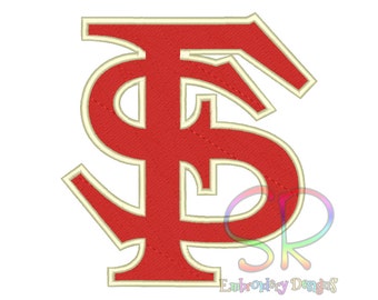 9 Size Florida State Seminoles Embroidery Designs College Football Logo Embroidery Design Machine Embroidery - Instant Download