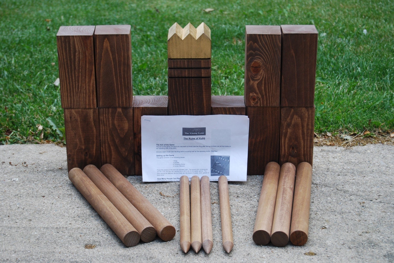Kubb Set by on Etsy