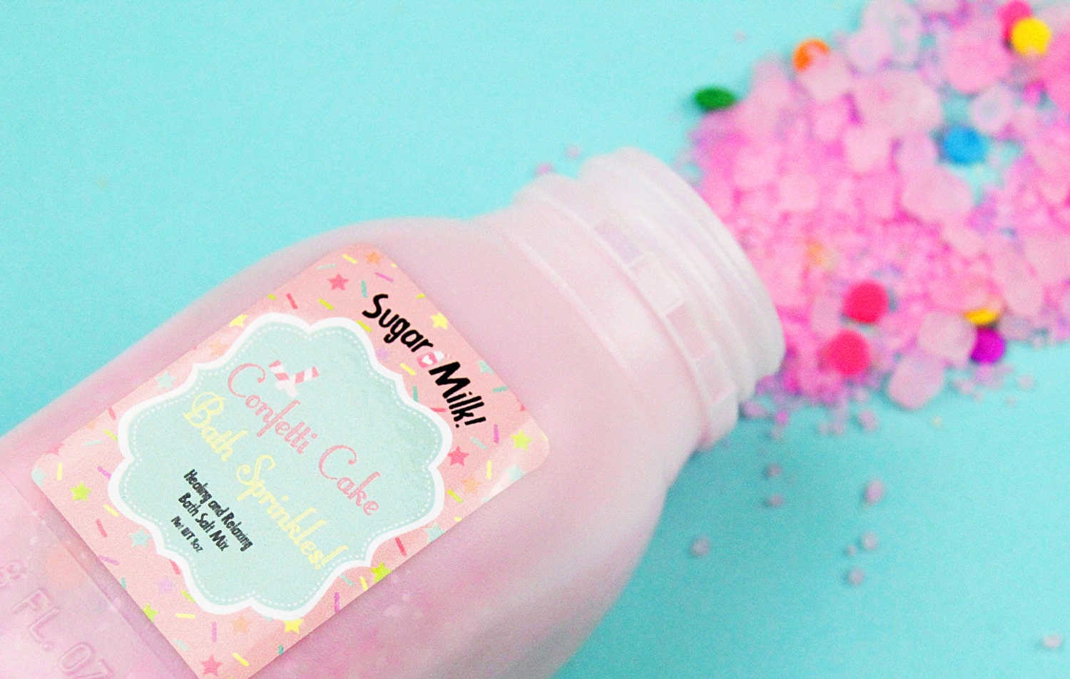 Confetti Cake Bath Sprinkles / Bath Salts / Bath Bomb / Cake