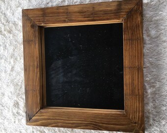 Rustic reclaimed wood mirror