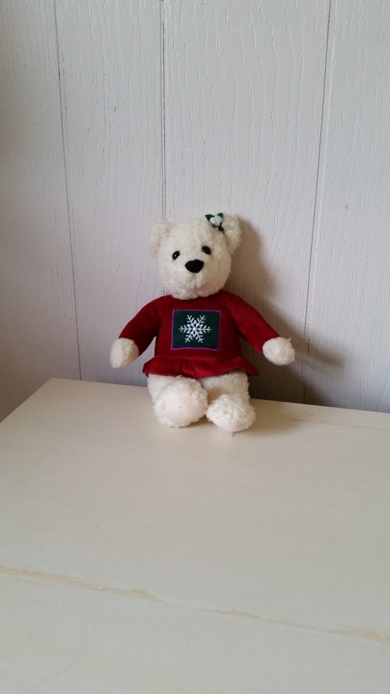 hallmark white teddy bear