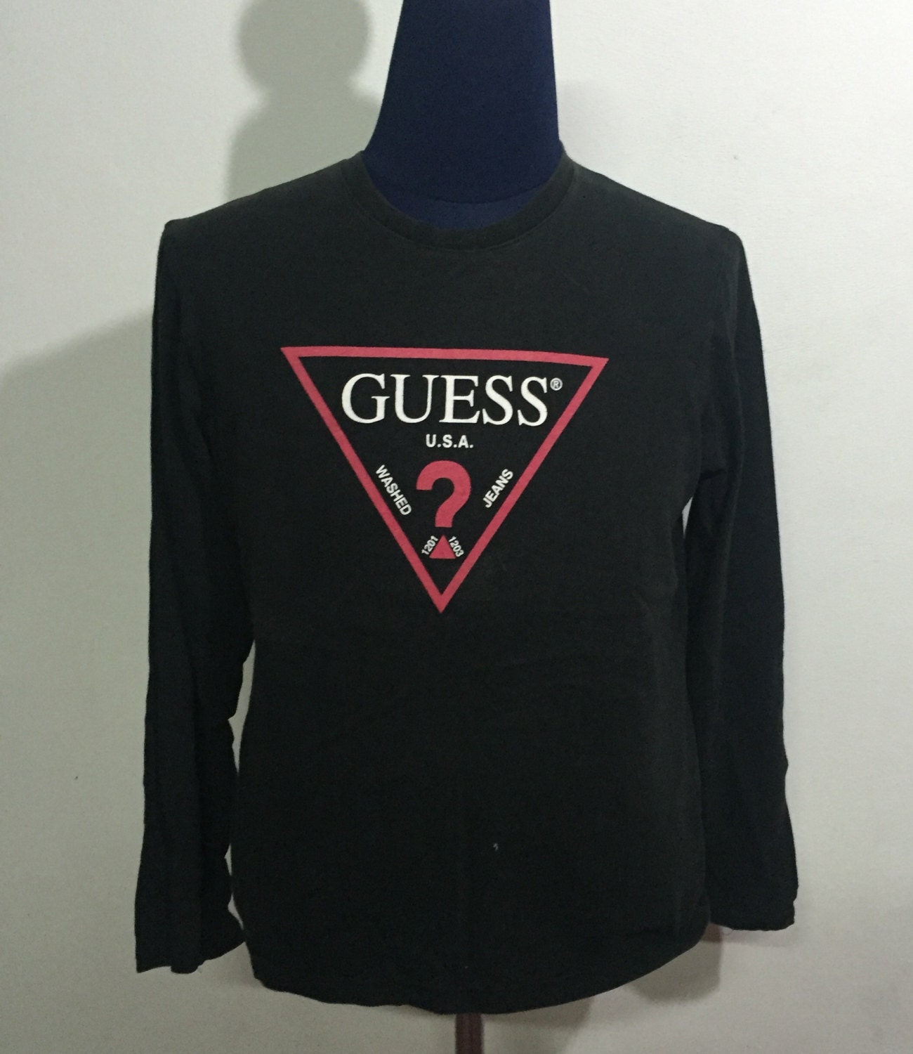 FREE SHIPPING Vintage Guess Long Sleeve Shirt by vintagegear777