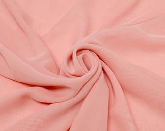 Hi Multi Chiffon Fabric - 20 yards - Blush (LF1)
