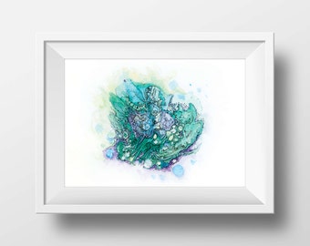 Unique celestial watercolor related items | Etsy