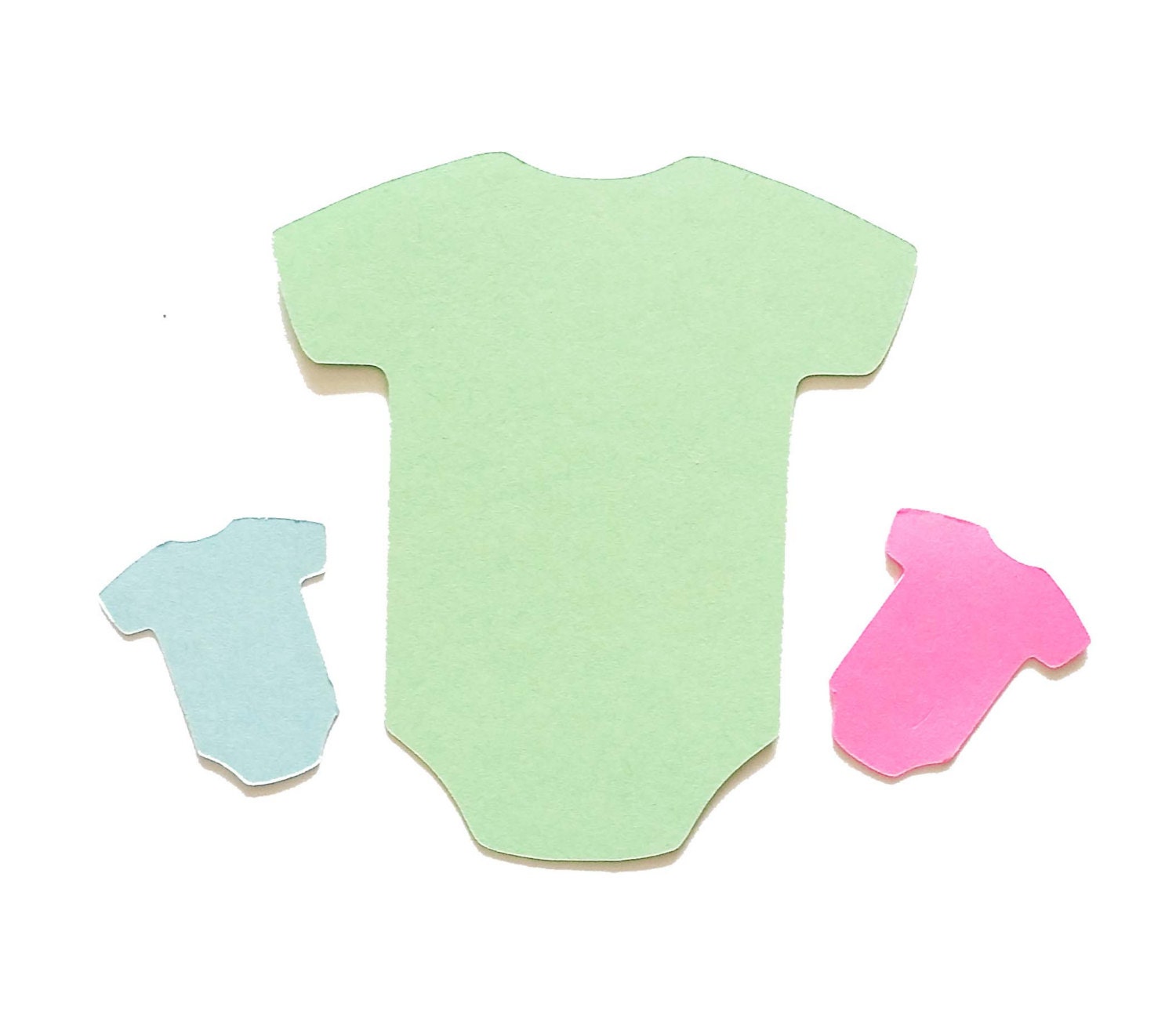25 pack - Paper Onesie Shape, Baby Onesie Shapes, Onesie ...