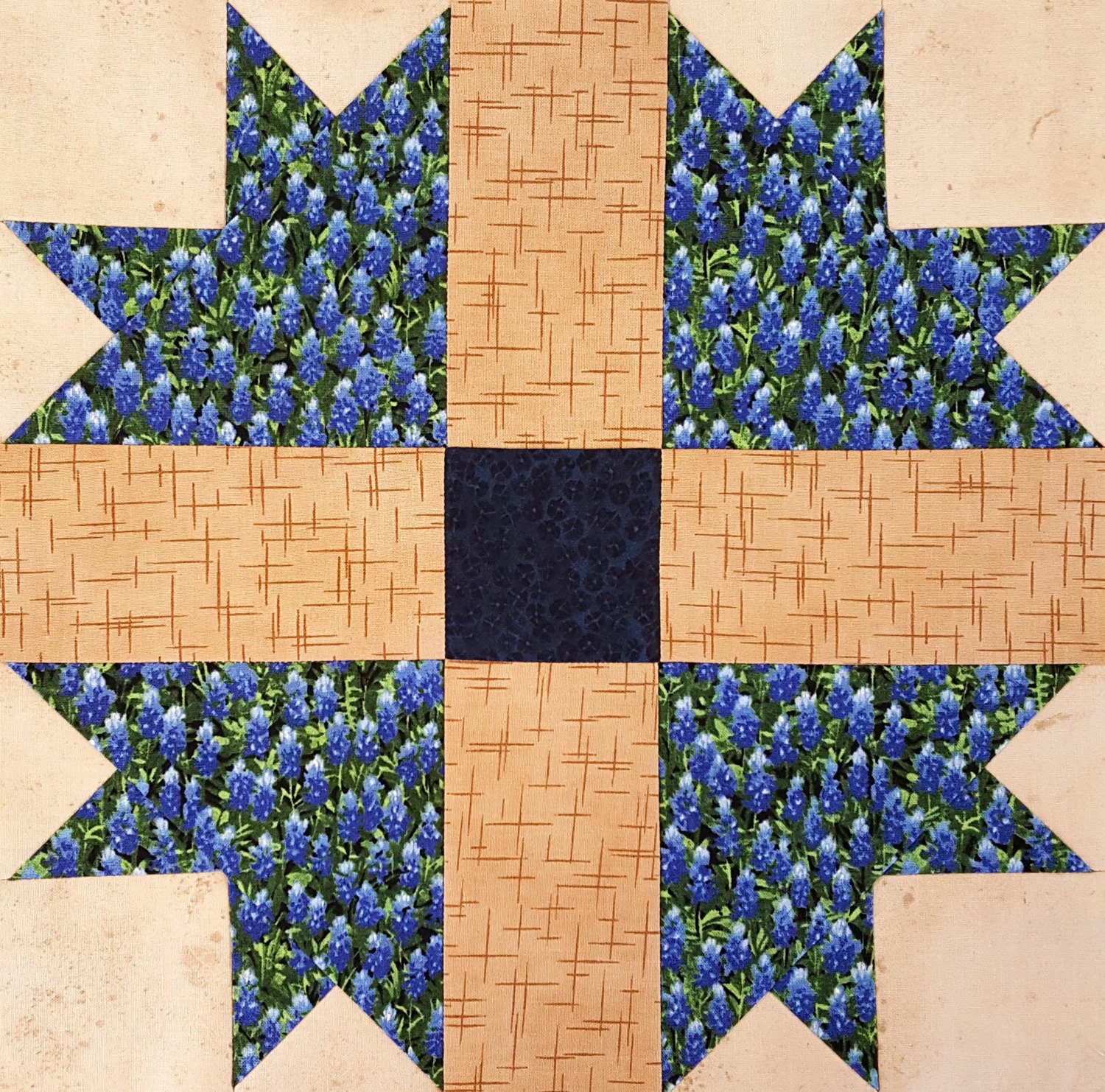 Cross and Crown Quilt Block Pattern