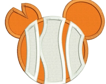 Nemo Mickey Mouse Applique Embroidery Design - Nemo Mickey Mouse Applique