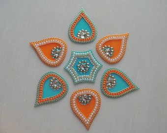 Acrylic Rangoli, Decorative Rangoli, Ethnic Rangoli, Diwali Decoration, Diwali Gifts, Decorative Floor Art, Decorative Wall Art
