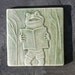 Musical Frog - Singer in the Pond Band - 4x4 decorative tile for home decor and tile collectors