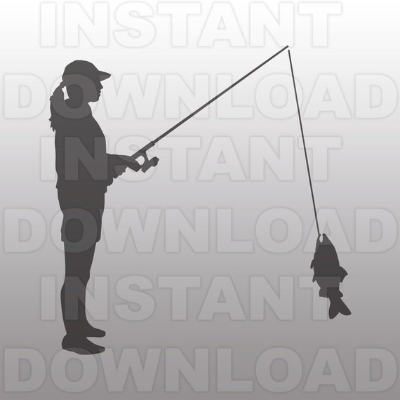 Free Free 142 Svg Woman Fishing Silhouette SVG PNG EPS DXF File