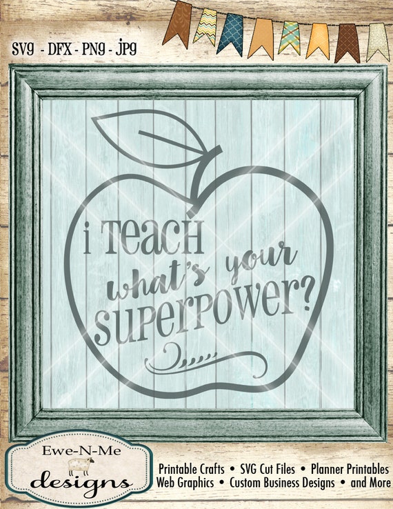 Download Teacher SVG Cut File I Teach What's Your by ewenmedesigns ...