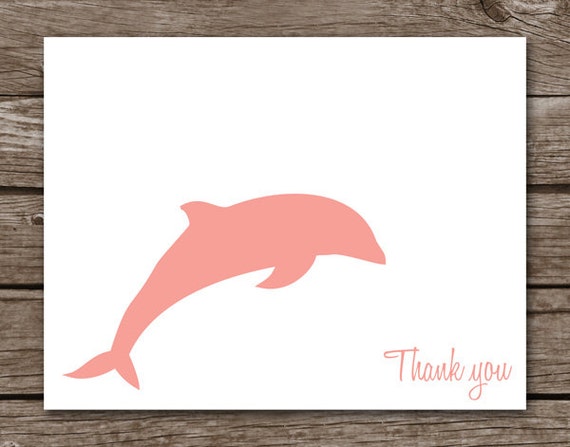 Dolphin Note Cards Dolphin Cards Personalized Note Cards