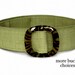 Woven Belt Light Green / SALE / Fabric Belt / Womens Cloth Belt / Easter Belt / 1 1/2 inch Belt - Green Woven #4